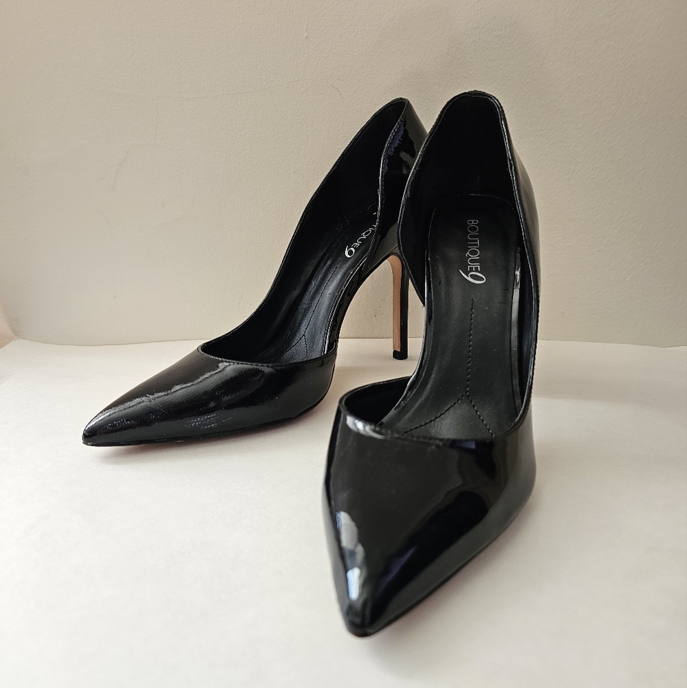 Boutique9 Patent Leather Heels 8.5
